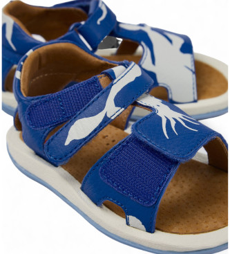 Camper Sandalias de Piel Twins azul