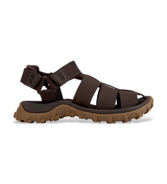 Camper Drift Trail Leather Sandals Brown Sandal