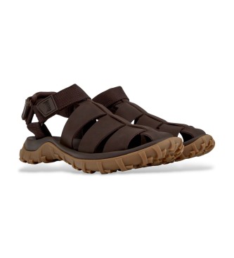 Camper Drift Trail Leather Sandals Brown Sandal