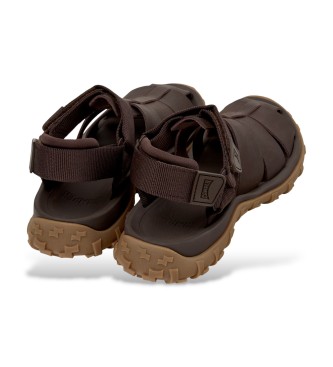 Camper Drift Trail Leather Sandals Brown Sandal