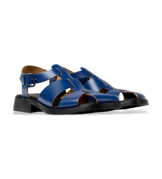 Camper Dana Leather Sandals navy