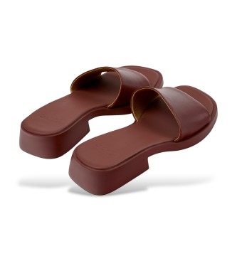 Camper Sandalias de Piel Dana burdeos