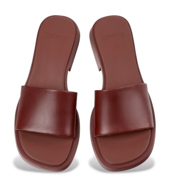 Camper Sandalias de Piel Dana burdeos