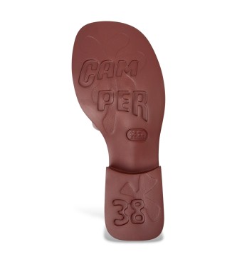 Camper Sandalias de Piel Dana burdeos