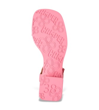 Camper Leather Sandals Kora Sandal pink