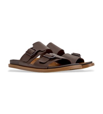 Camper Lluc Sandal Leather Sandals brown