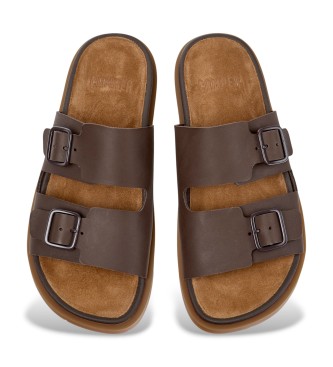 Camper Lluc Sandal Leather Sandals brown