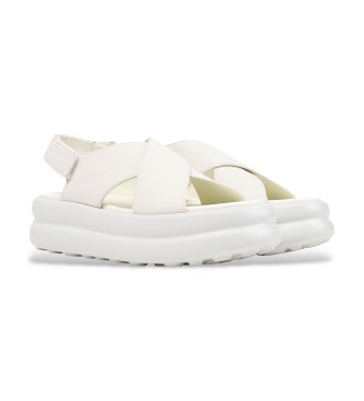 Camper Pelotas Flota Up sand�lias de couro branco 