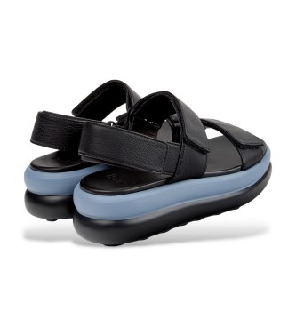 Camper Couro Sand�lias Pelotas Flota Up preto