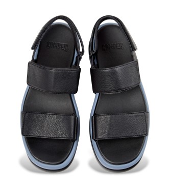 Camper Couro Sand�lias Pelotas Flota Up preto