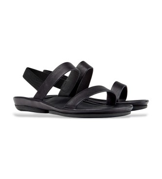 Camper Leather Sandals Right Isla black