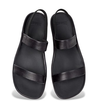 Camper Leather Sandals Right Isla black
