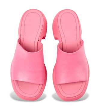 Camper Thelma Leather Sandals pink
