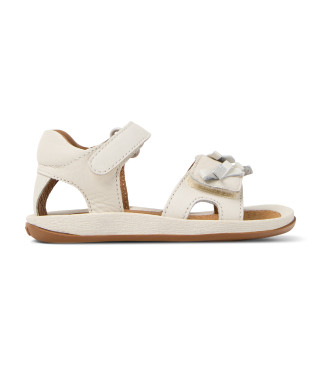 Camper Sandalias de piel Bicho Twins blanco