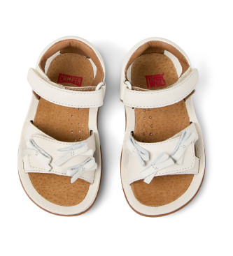 Camper Sandalias de piel Bicho Twins blanco