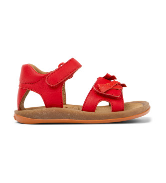 Camper Sandalias de piel Bicho Twins rojo