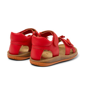 Camper Sandalias de piel Bicho Twins rojo