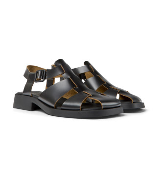 Camper Sandales en cuir Dana noir