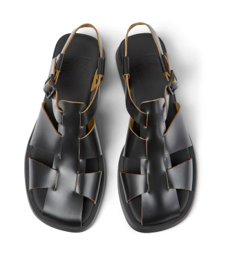 Camper Sandales en cuir Dana noir
