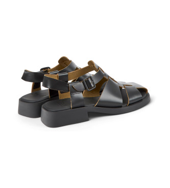 Camper Sandales en cuir Dana noir