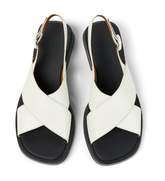 Camper Sandalias de piel Dana blanco