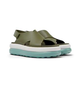 Camper Sandales en cuir Pelotas Flota Up vert