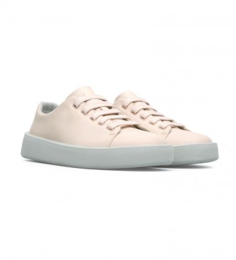 CAMPER Courb nude leather sneakers