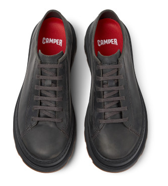 Camper Zapatos de Piel Brutus+ gris