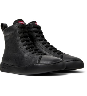 Camper Stivaletti Peu Touring in pelle nera