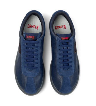 Camper Pantofole in pelle XLF Navy Balls