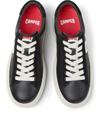 Camper Runner Four chaussures en cuir noir