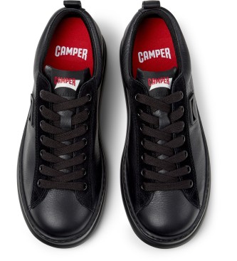 Camper Buty skórzane Runner Four czarne