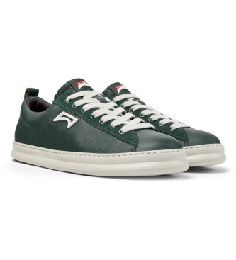 Camper Baskets en cuir vert Runner Four
