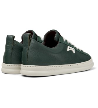 Camper Baskets en cuir vert Runner Four