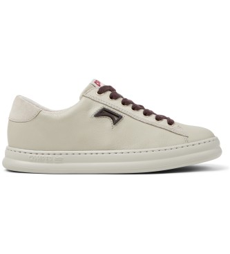Camper Baskets en cuir beige Runner Four
