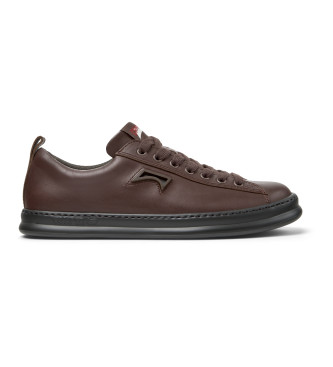 Camper Usnjene športne copate Runner Four brown
