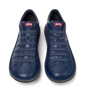 Camper Pantofole in pelle Navy Beetle
