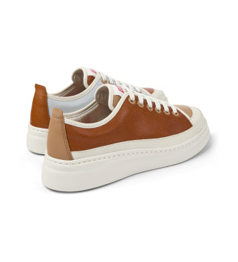 Camper Zapatillas de piel G3D Runner Up Twins marrn