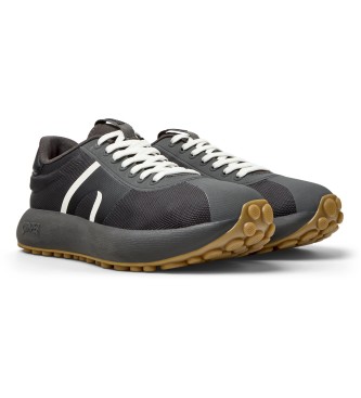 Camper Sapatilhas de couro cinzentas Pelotas Athens