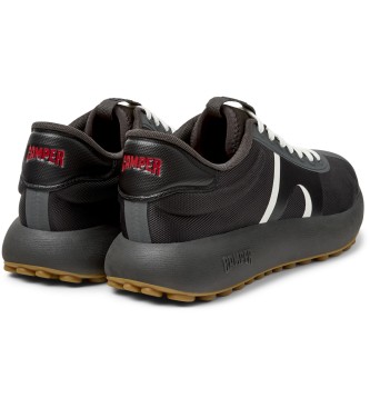 Camper Sapatilhas de couro cinzentas Pelotas Athens
