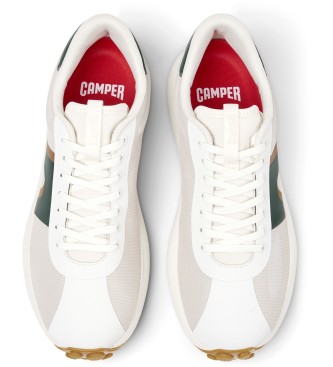 Camper Pantoufles en cuir beige Pelotas Athens