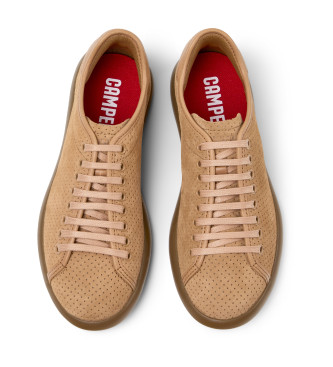 Camper Pelotas Soller sneakers i lder, nudefrgade