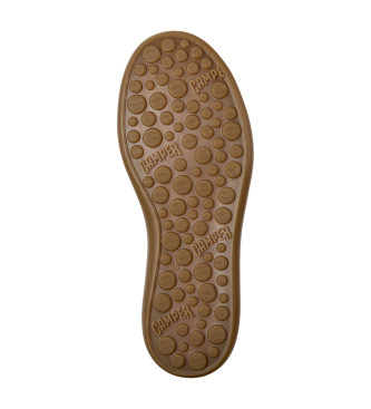 Camper Pelotas Soller sneakers i lder, nudefrgade