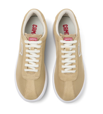 Camper Chaussures en cuir Pelotas XLF beige