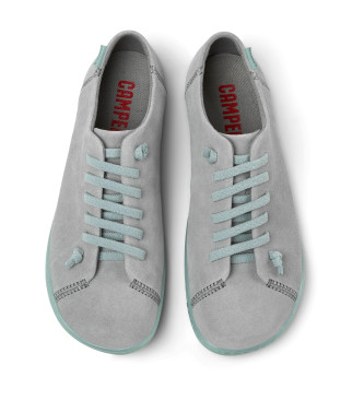 Camper Baskets Peu Cami en cuir gris