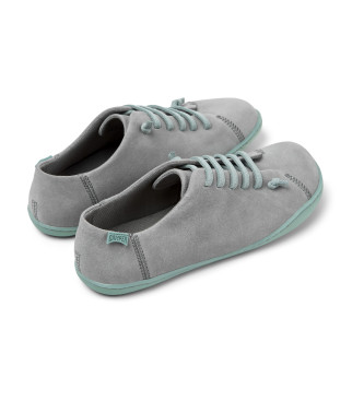 Camper Baskets Peu Cami en cuir gris