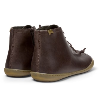 Camper Baskets Peu Cami en cuir marron