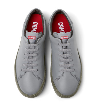 Camper Zapatillas de piel Peu Touring gris