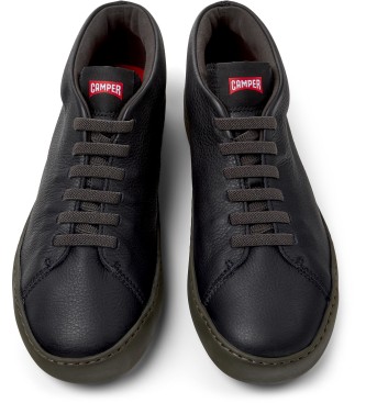 Camper Chaussures Peu Touring en cuir noir