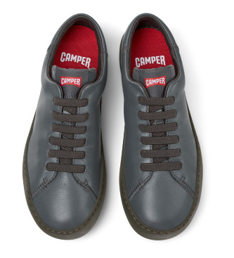 Camper Skórzane sneakersy Peu Touring w kolorze szarym